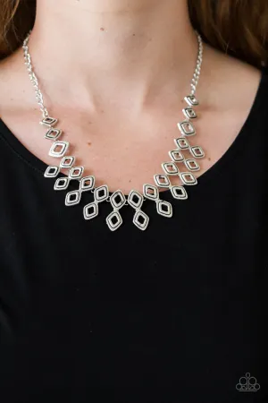 Geocentric Silver Paparazzi Necklace