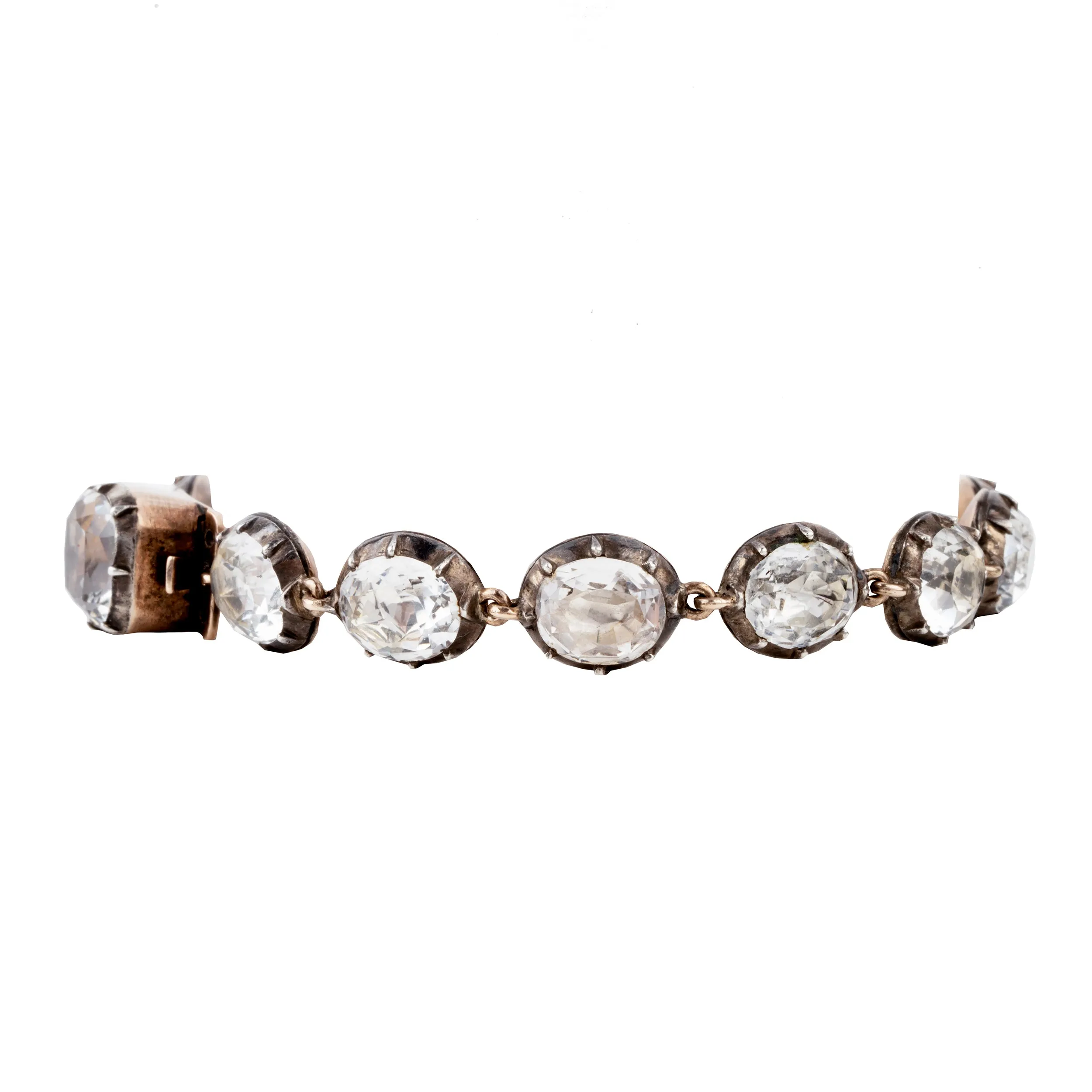 Georgian Era Rock Crystal “Paste” Bracelet