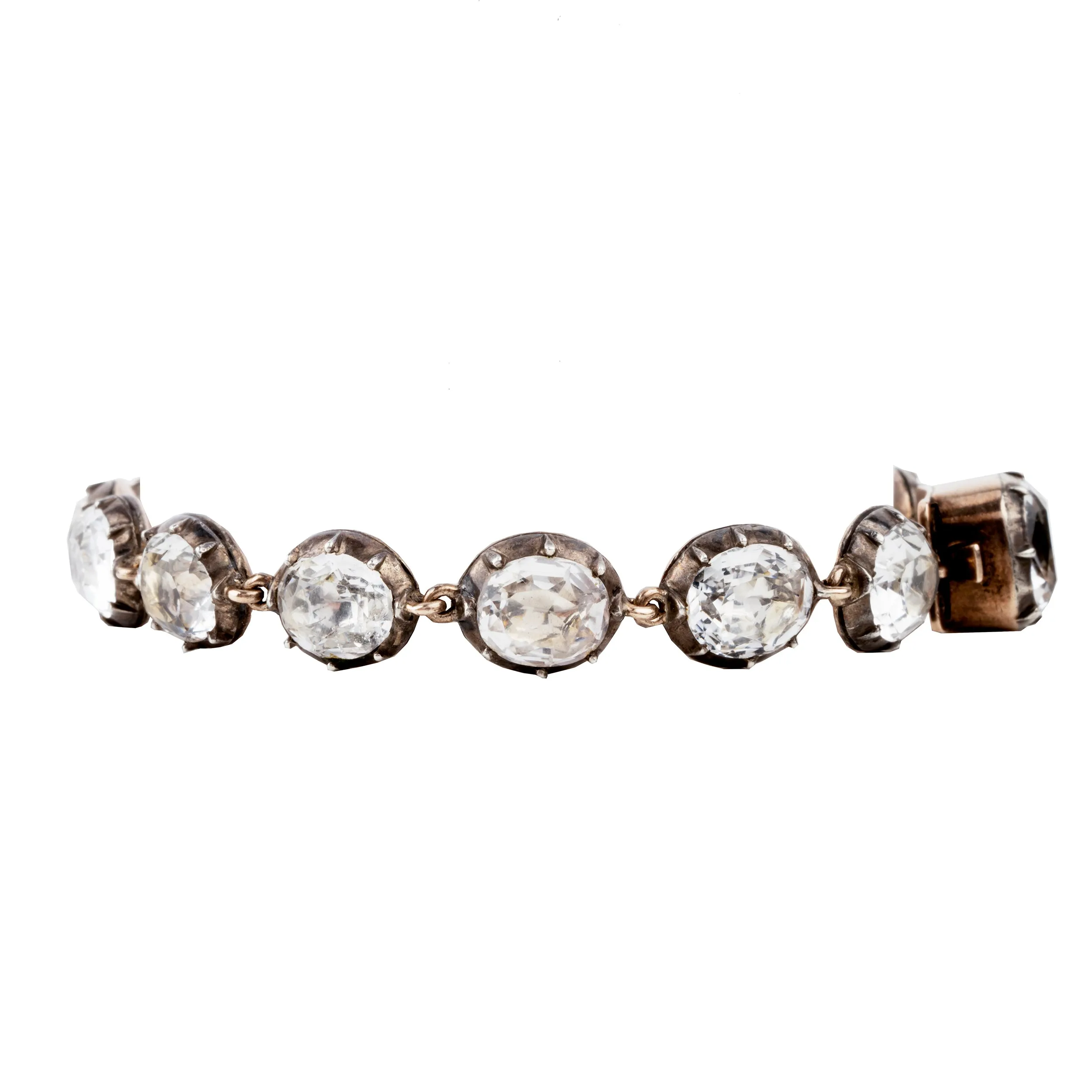 Georgian Era Rock Crystal “Paste” Bracelet