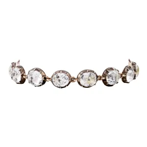 Georgian Era Rock Crystal “Paste” Bracelet
