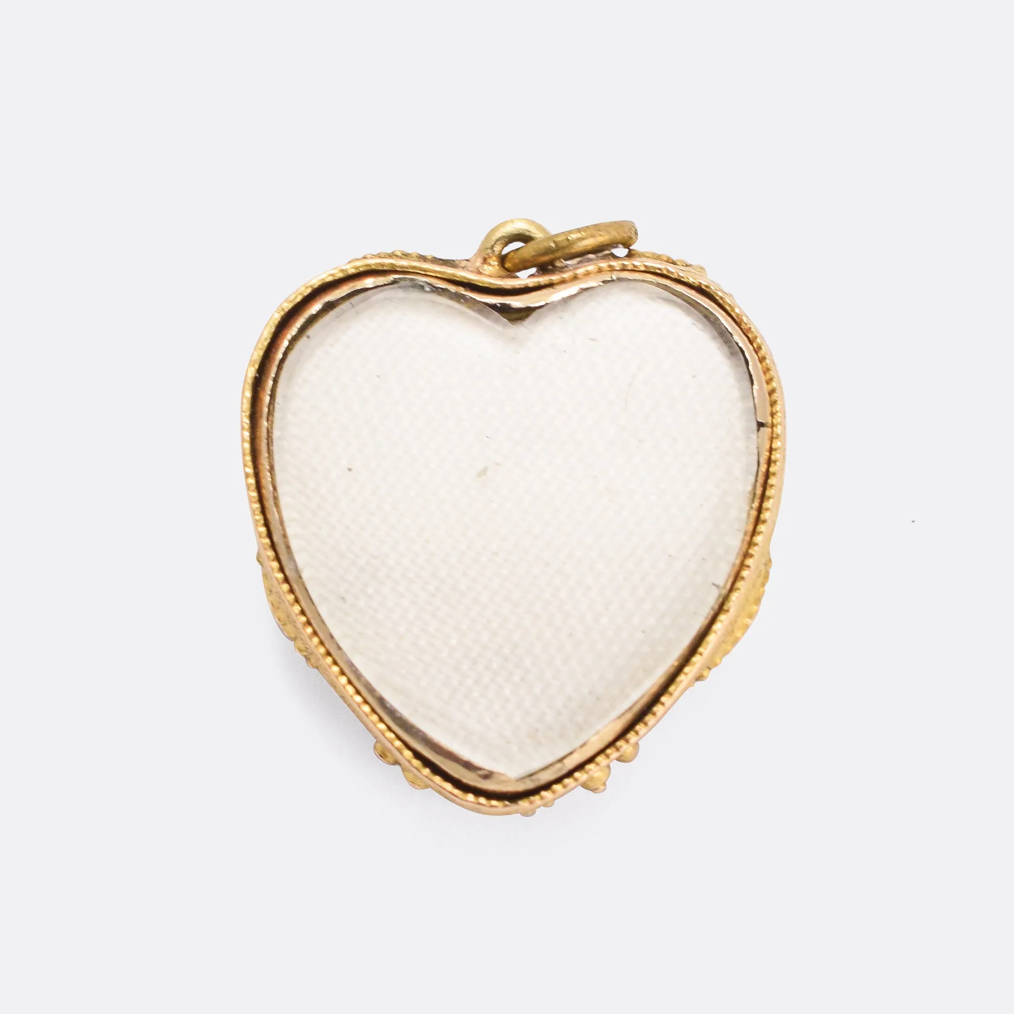 Georgian Regency Acrostic REGARD Heart Locket