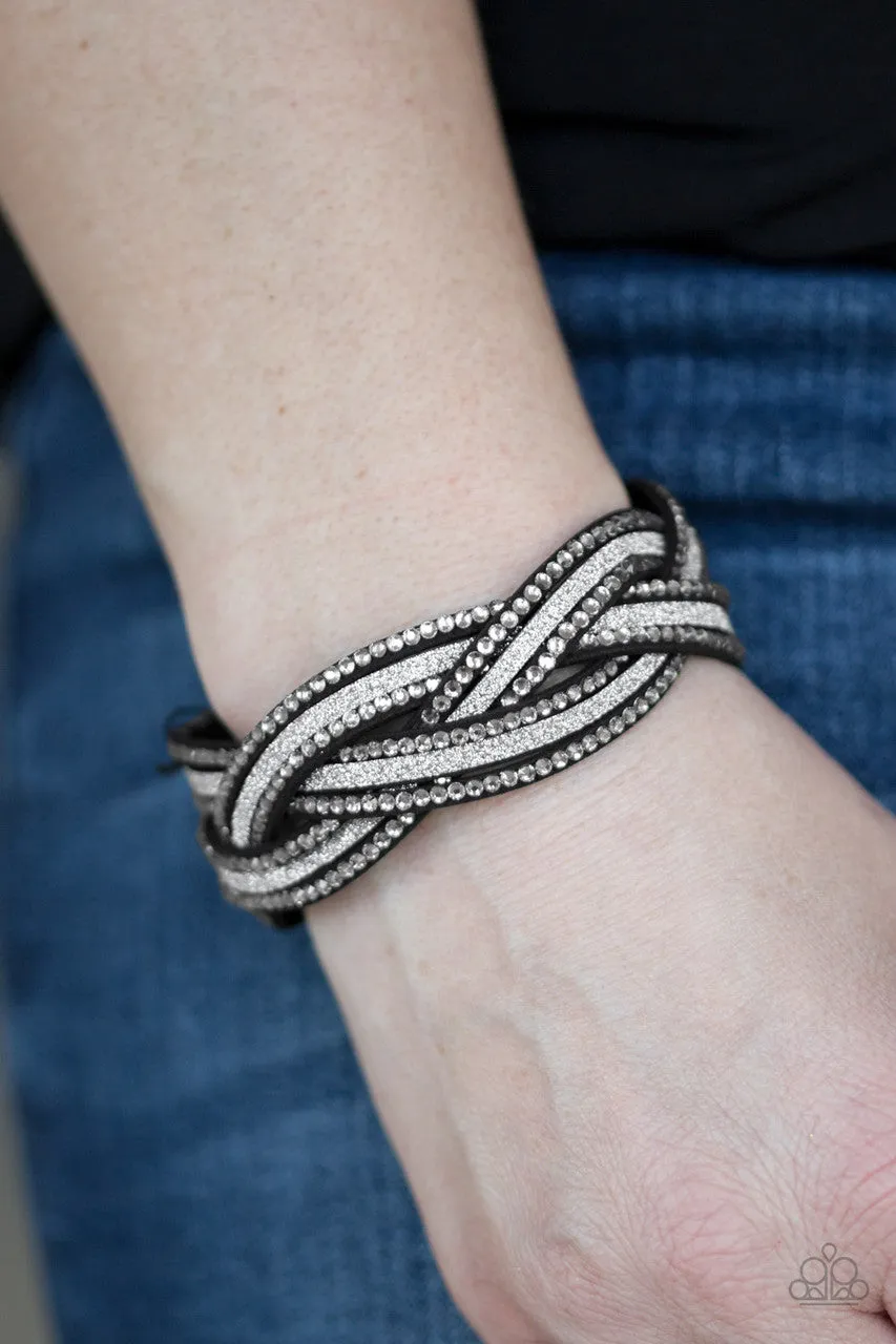 Girls Do It Better Silver Paparazzi Bracelet