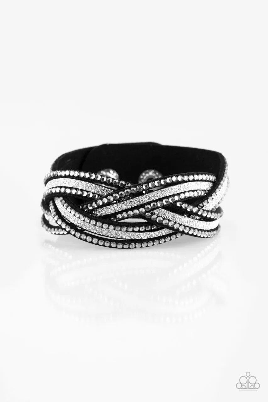 Girls Do It Better Silver Paparazzi Bracelet