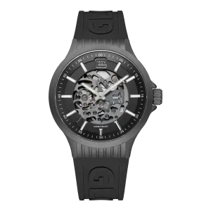 Glock Men's Stainless Steel Automatic Watch Gunmetal & Black GW-14-1-24