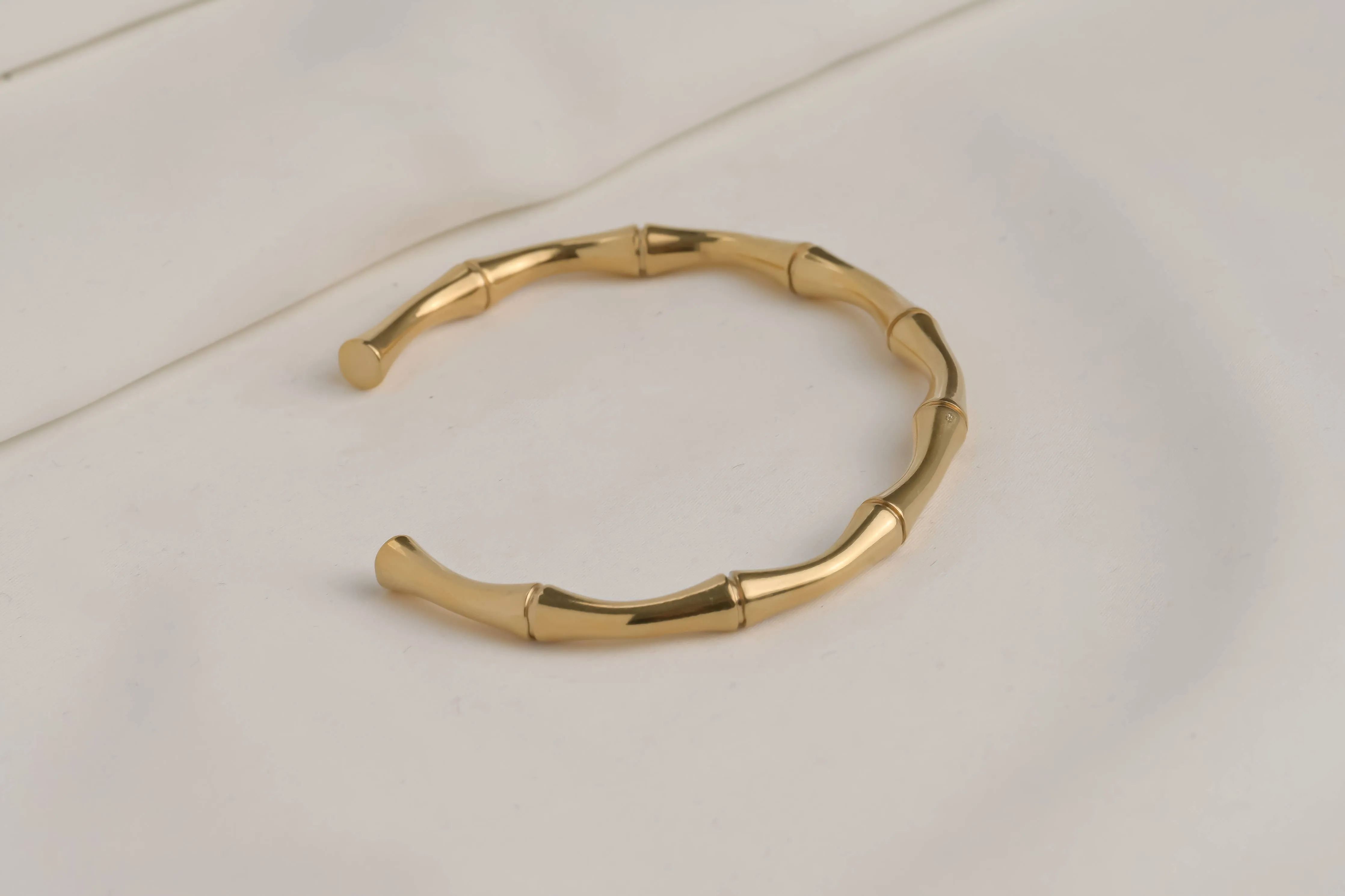 Gold Cuff Bracelet - Waterproof Bold Cuffs - Bangle Bracelet