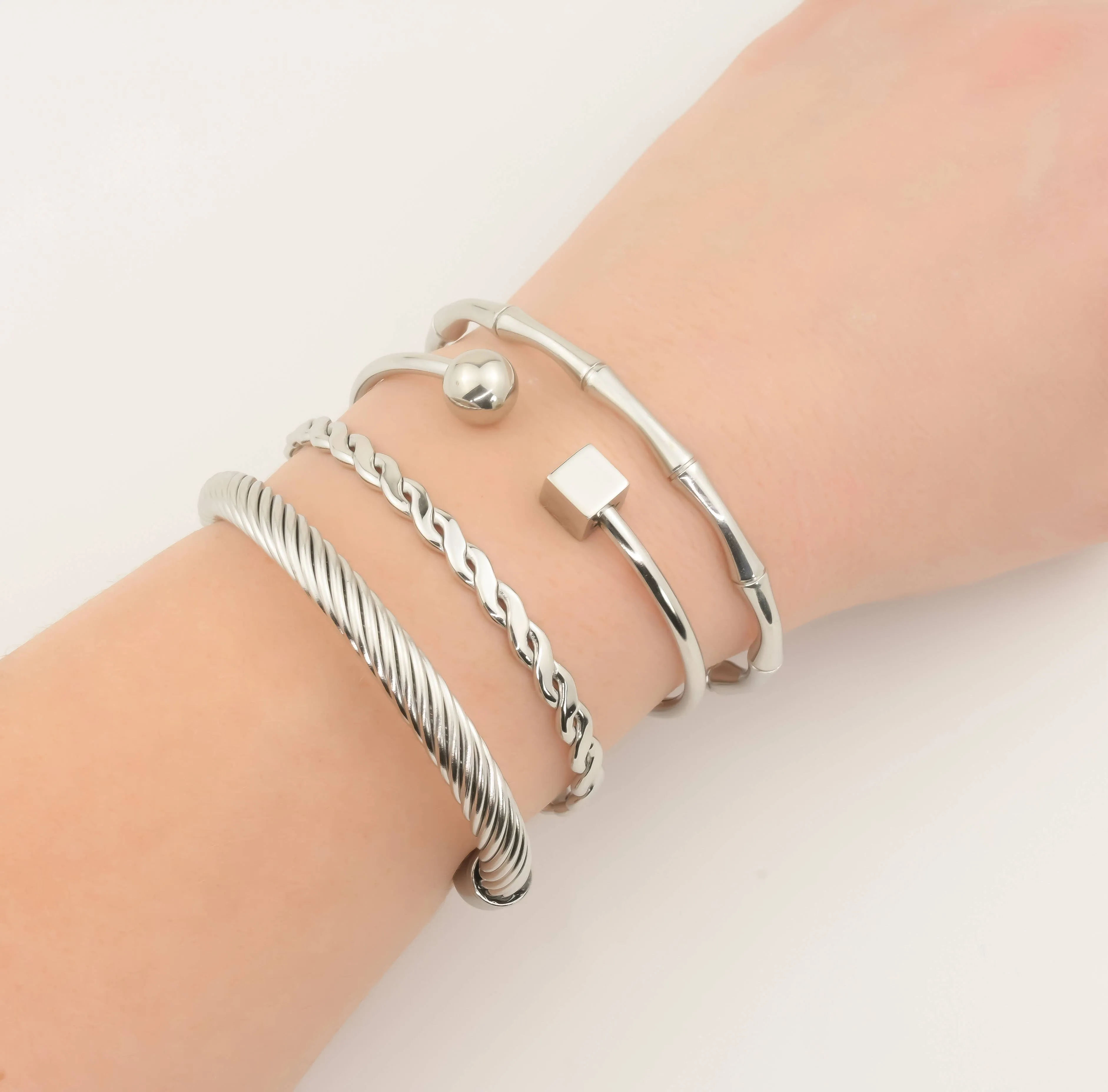 Gold Cuff Bracelet - Waterproof Bold Cuffs - Bangle Bracelet