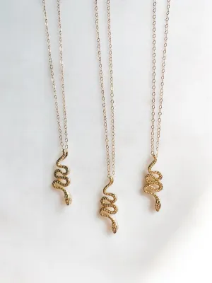Gold Snake Necklace