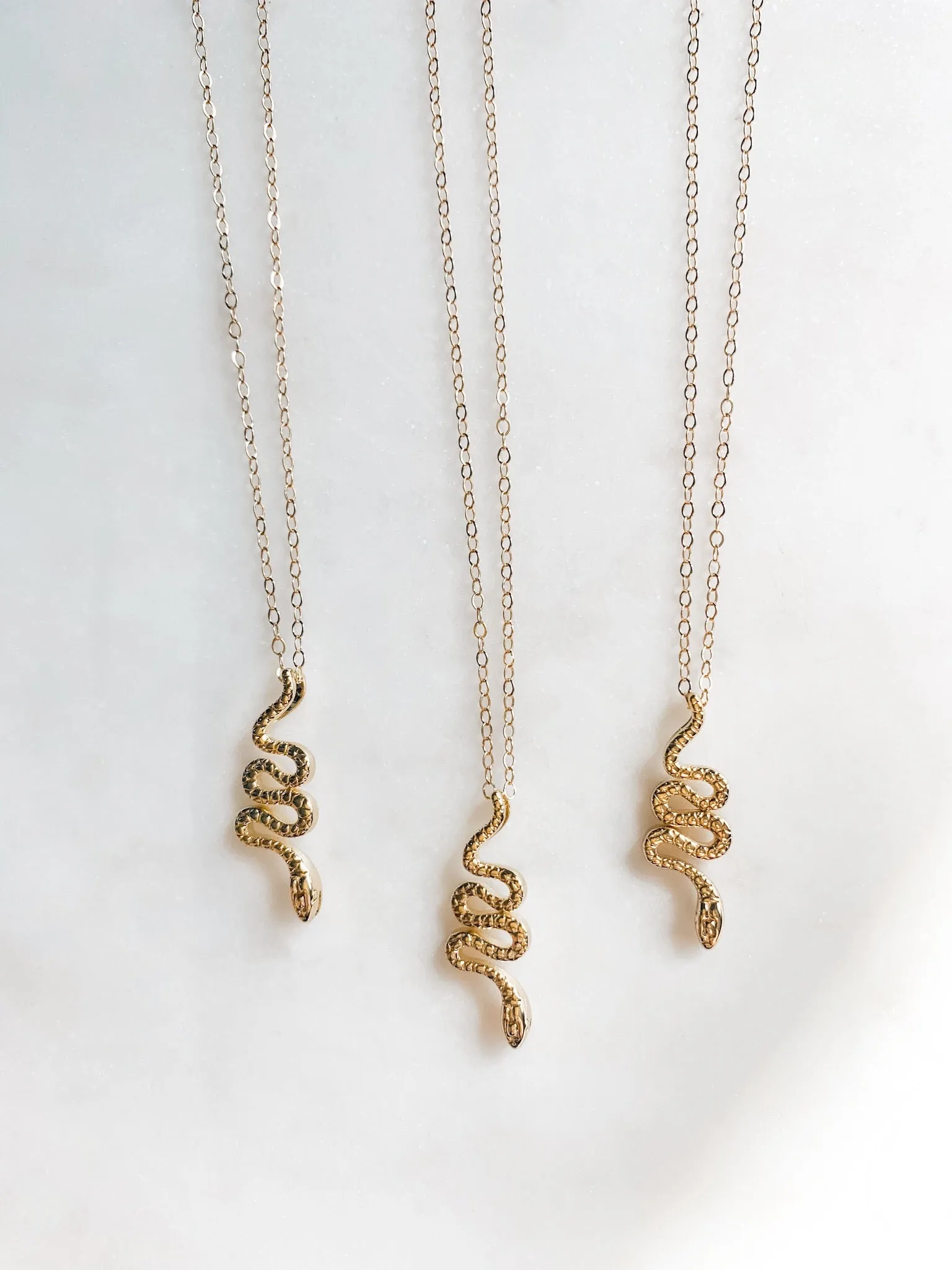 Gold Snake Necklace