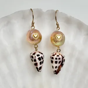 golden shore earrings