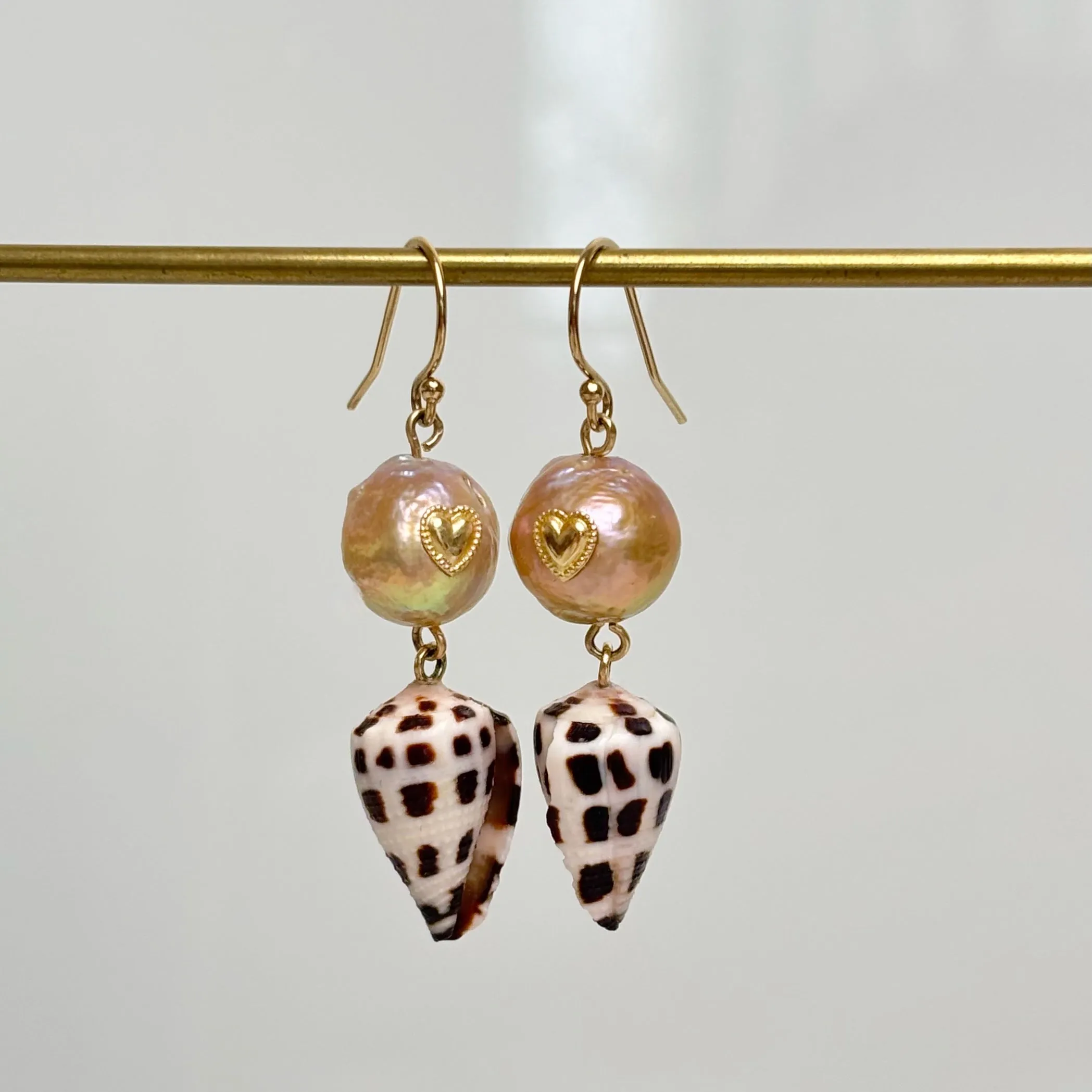 golden shore earrings
