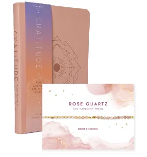Gratitude Journals & Women's Bracelets (Rose Quartz)