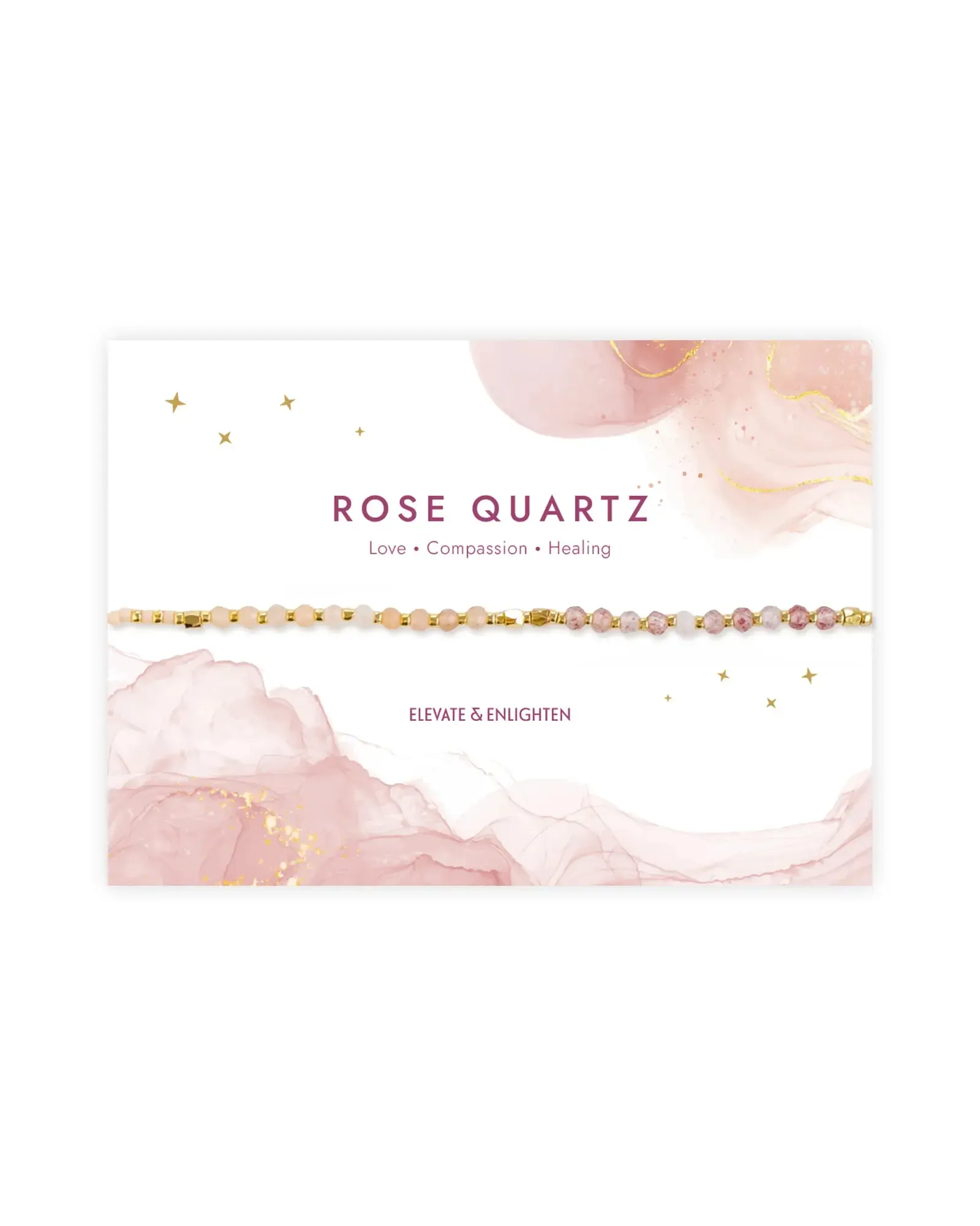 Gratitude Journals & Women's Bracelets (Rose Quartz)