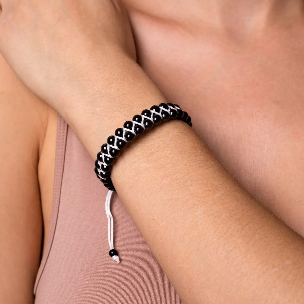 Gunmetal | White | Vitality Bracelet