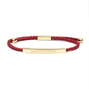 Hakuna Matata (Red/Gold)