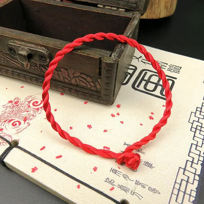 Handmade Red Cord Bracelet