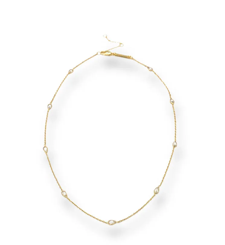 Harper Short Crystal Necklace