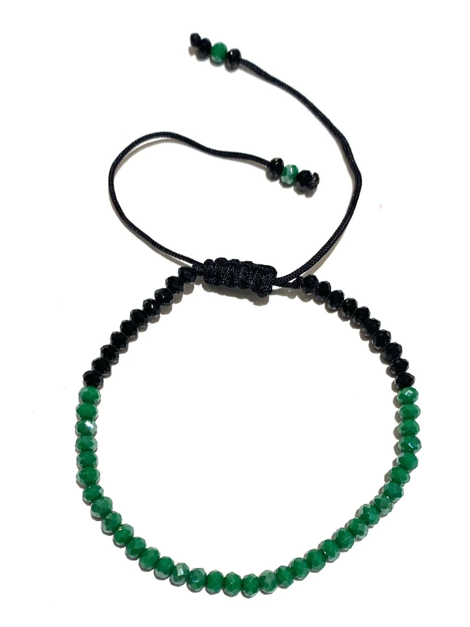 HC DESIGNS- Color Block Crystal Adjustable Bracelet (More Colors Available)