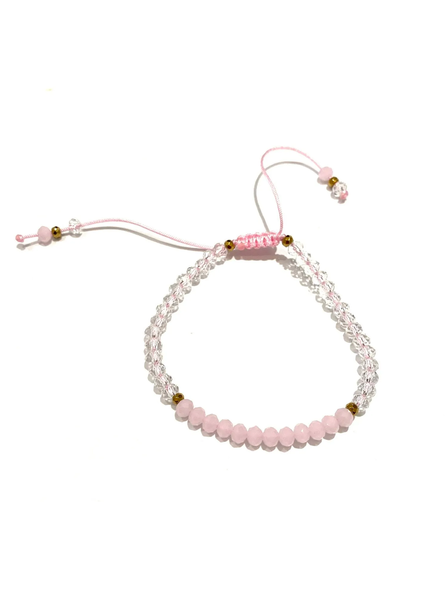 HC DESIGNS- Color Block Crystal Adjustable Bracelet (More Colors Available)