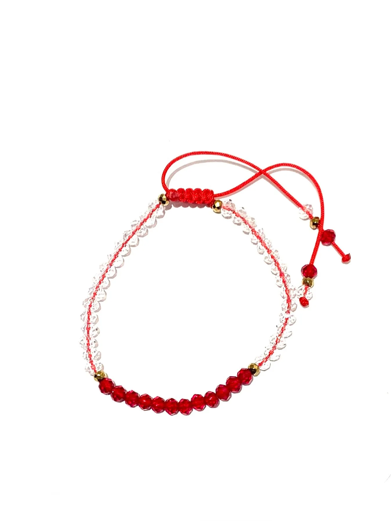 HC DESIGNS- Color Block Crystal Adjustable Bracelet (More Colors Available)