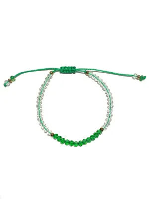HC DESIGNS- Color Block Crystal Adjustable Bracelet (More Colors Available)