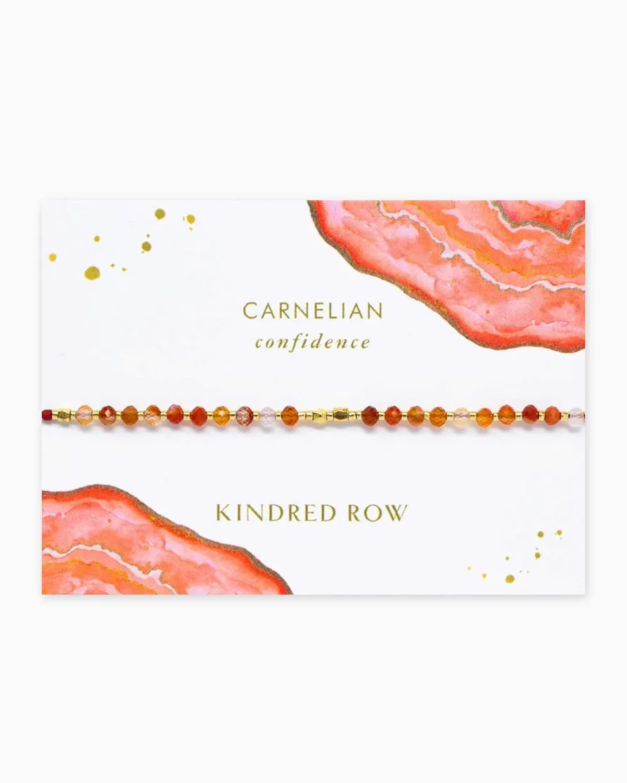 Healing Gemstone Stacking Bracelet - Carnelian