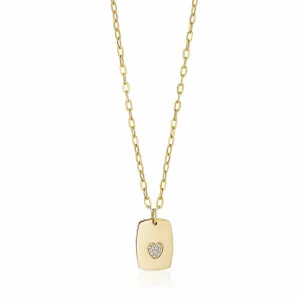 heart dog tag