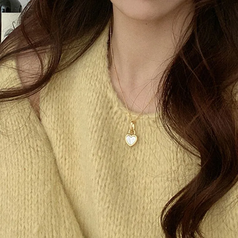 Heart Pendant Necklace For Women