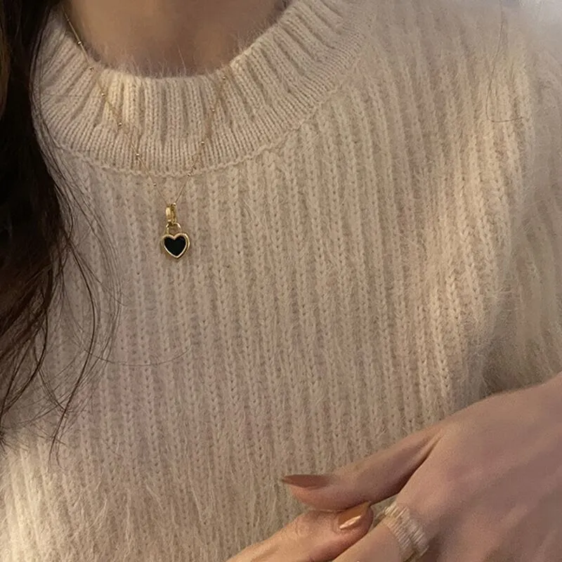 Heart Pendant Necklace For Women