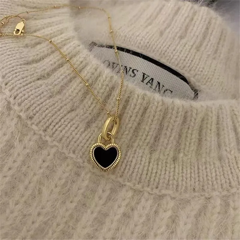 Heart Pendant Necklace For Women