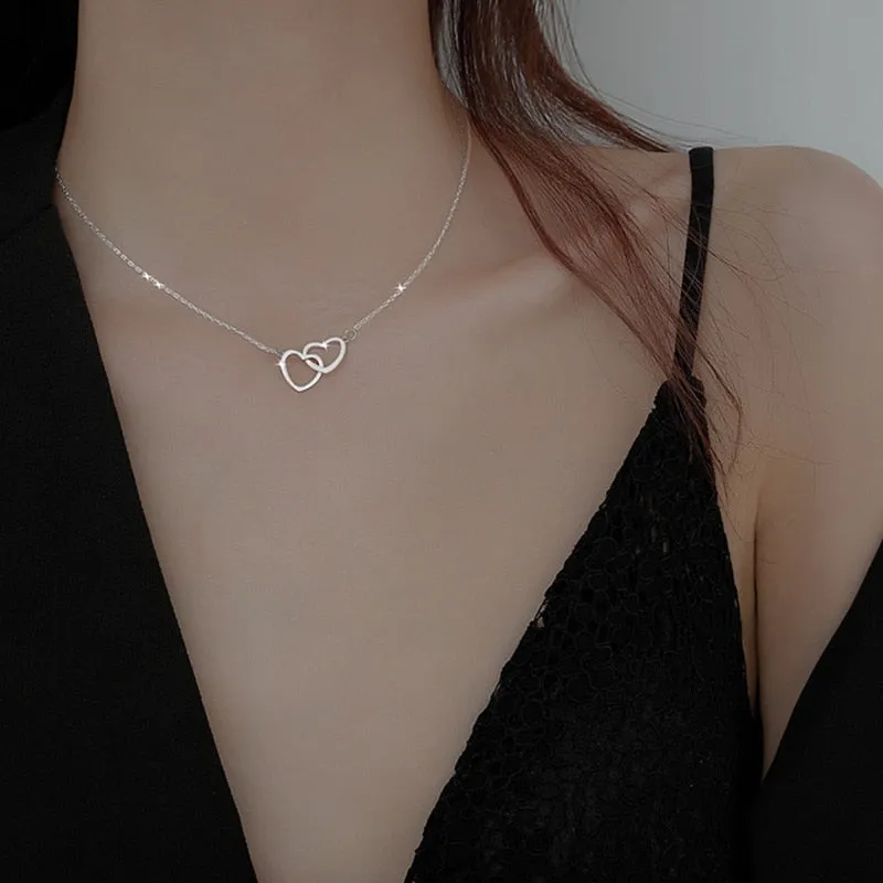 Heart Pendant Necklace For Women