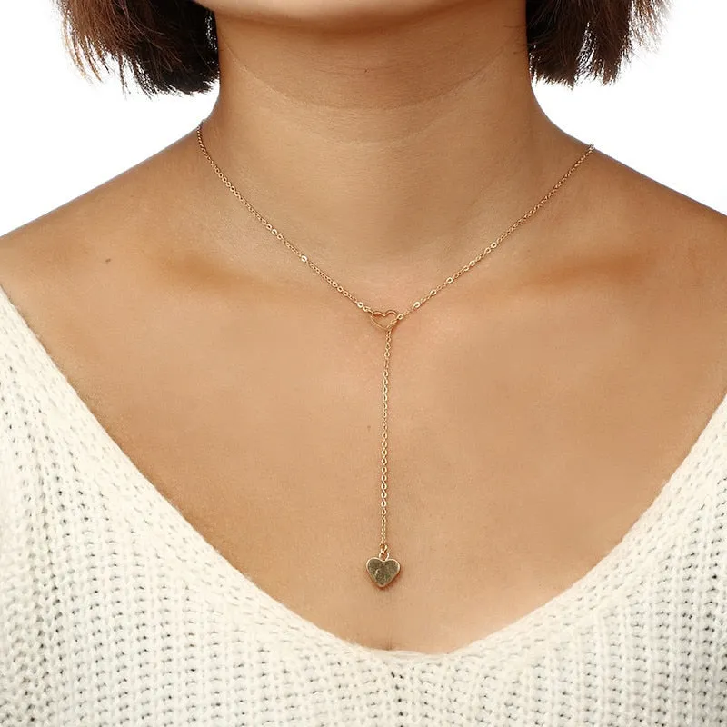 Heart Shaped Pendant Necklace