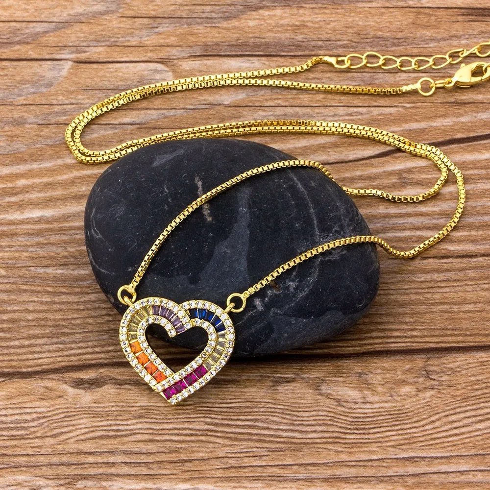 Heartbeat Rhinestones Necklace