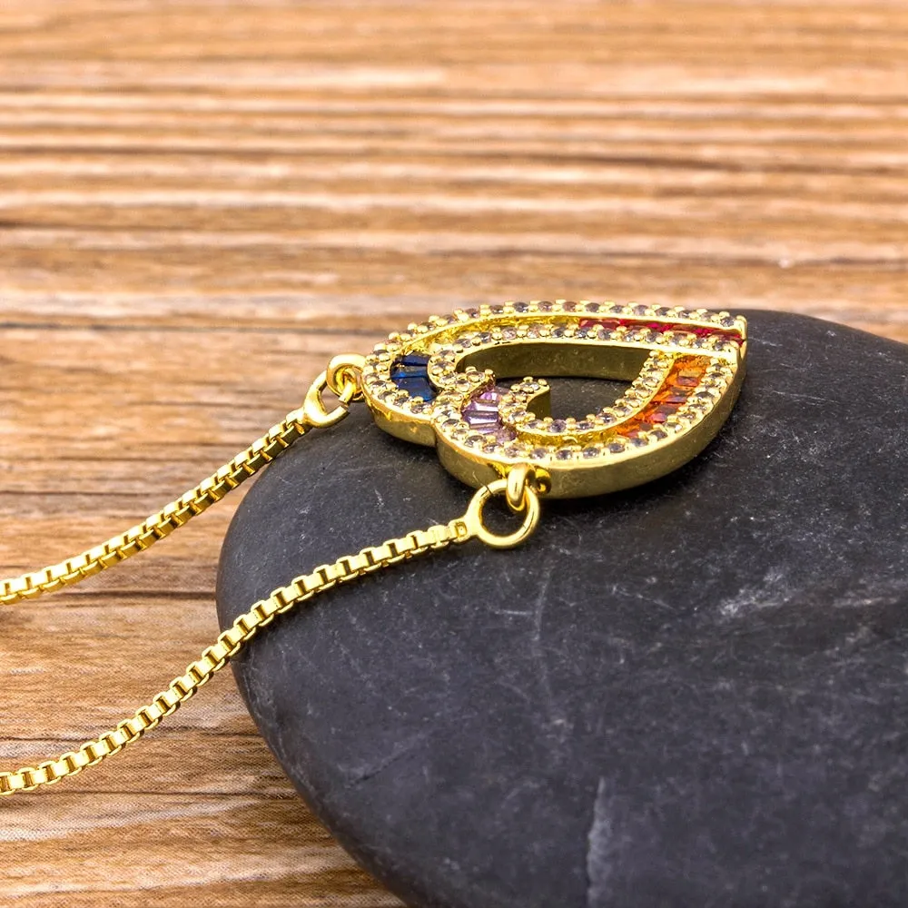Heartbeat Rhinestones Necklace