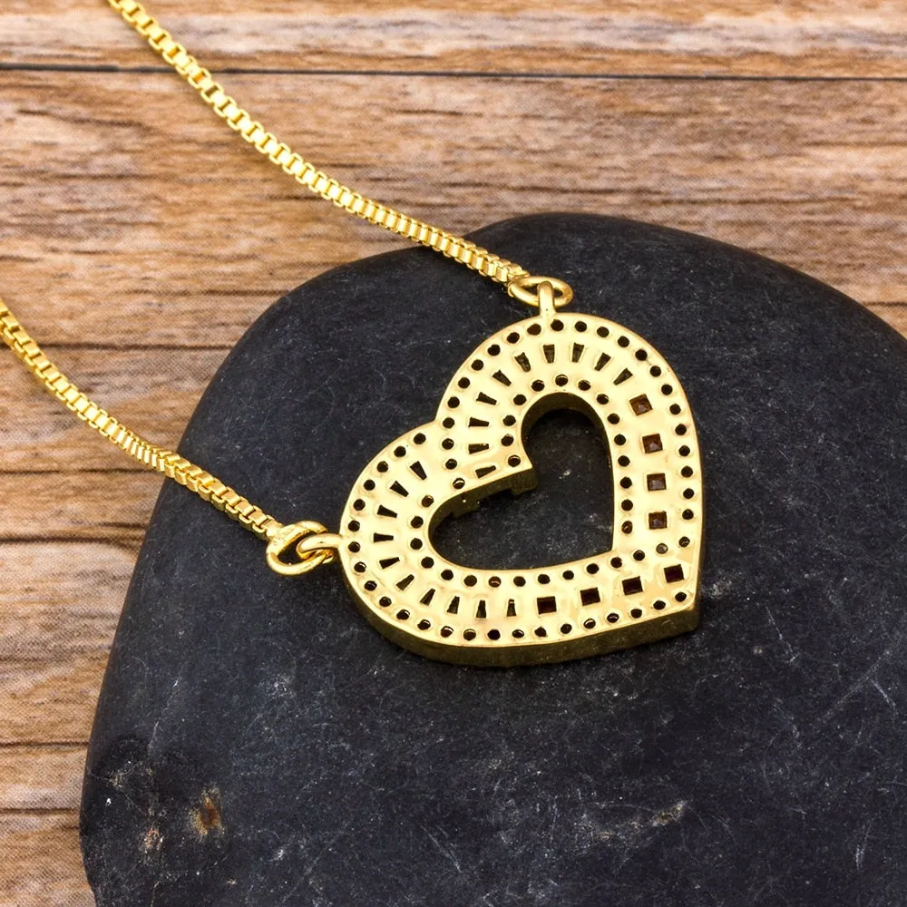 Heartbeat Rhinestones Necklace