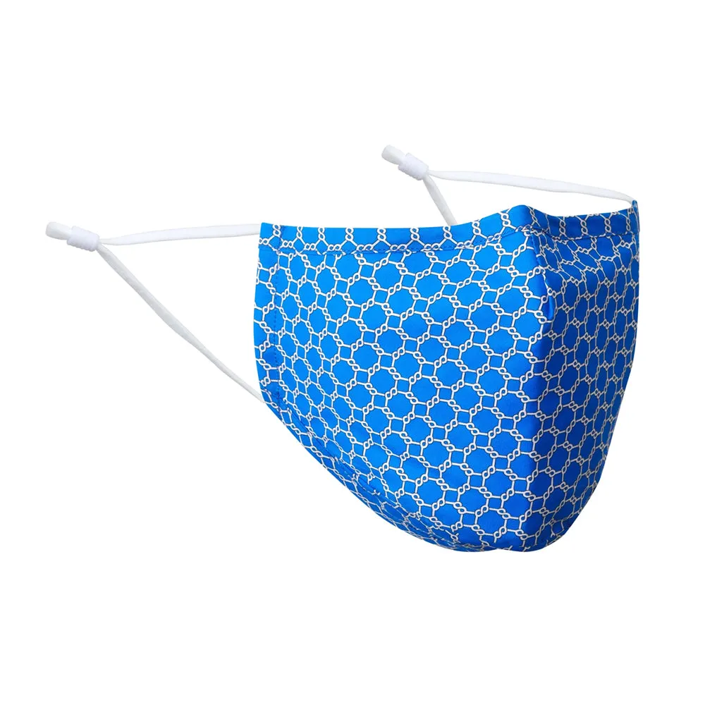 Hedron Blue Face Mask