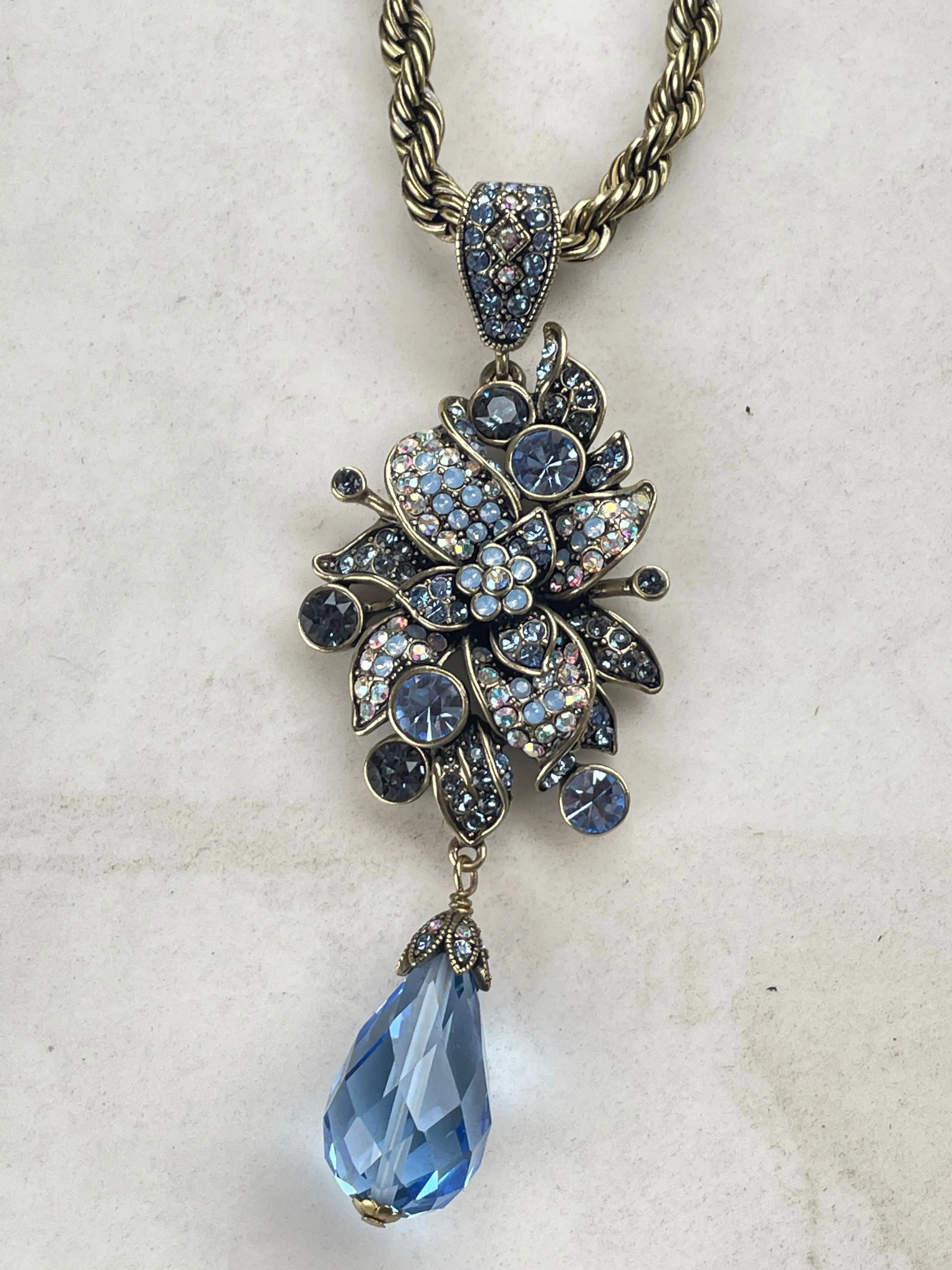 Heidi Daus Blue Garden Necklace