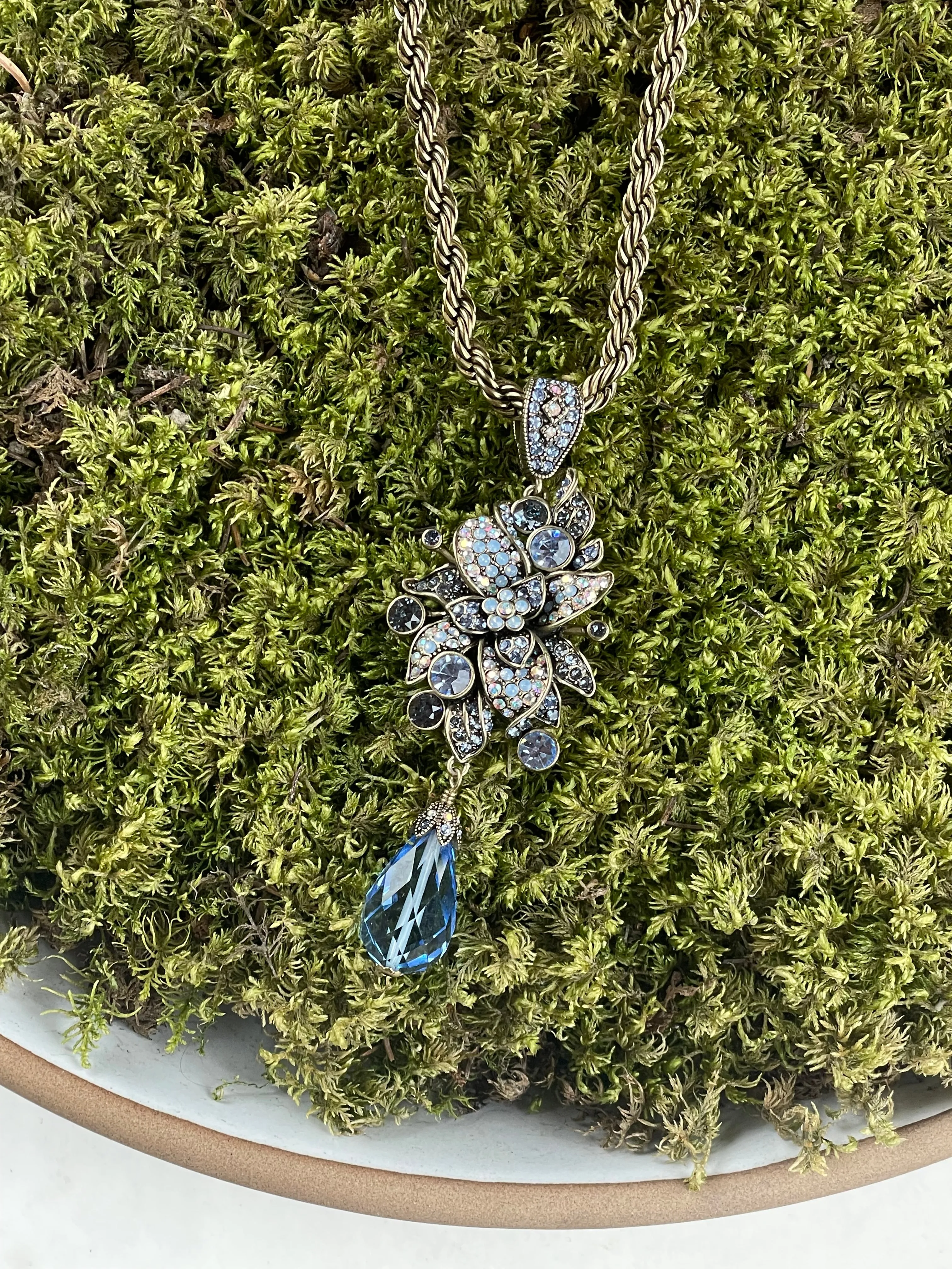 Heidi Daus Blue Garden Necklace