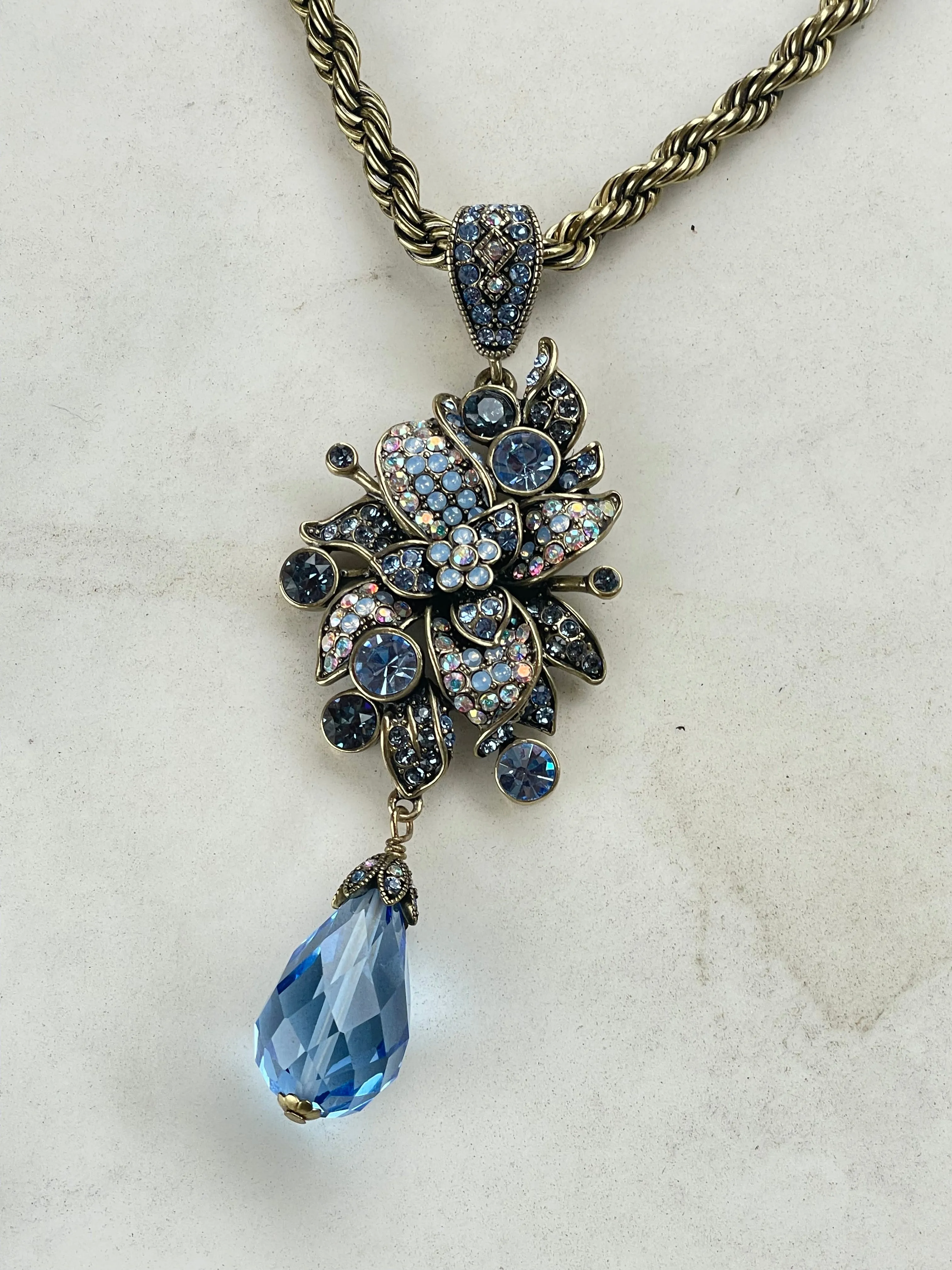 Heidi Daus Blue Garden Necklace
