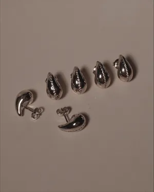 Hera Small Drop Earrings Silver