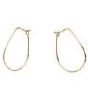 Hoops - Teardrop S - Gold