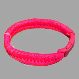 Hot Pink Fishtail Paracord Bracelet