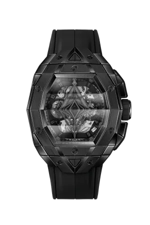 Hublot, Spirit of Big Bang Sang Bleu All Black, Ceramic, 42mm, Limited Edition, Ref# 648.CX.0114.RX.MXM23