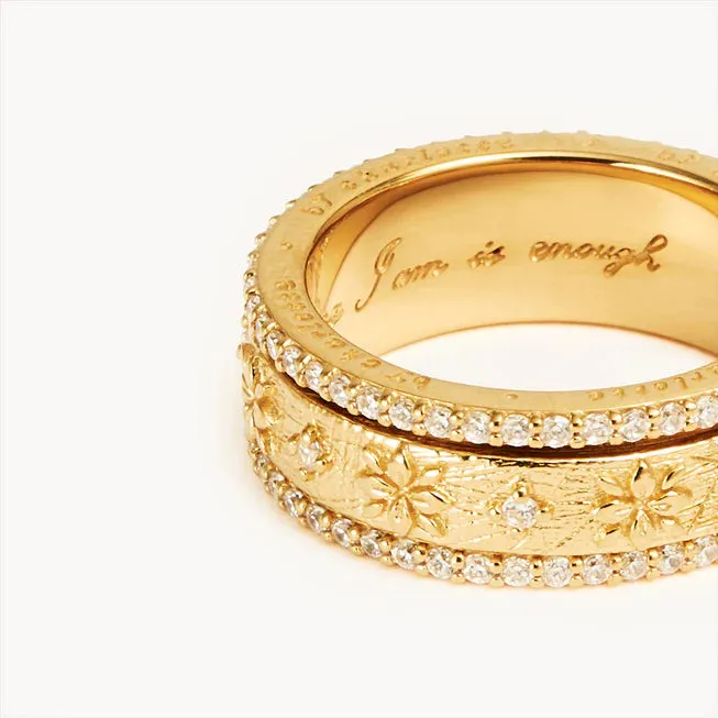 I AM ENOUGH SPINNING MEDITATION RING | S8
