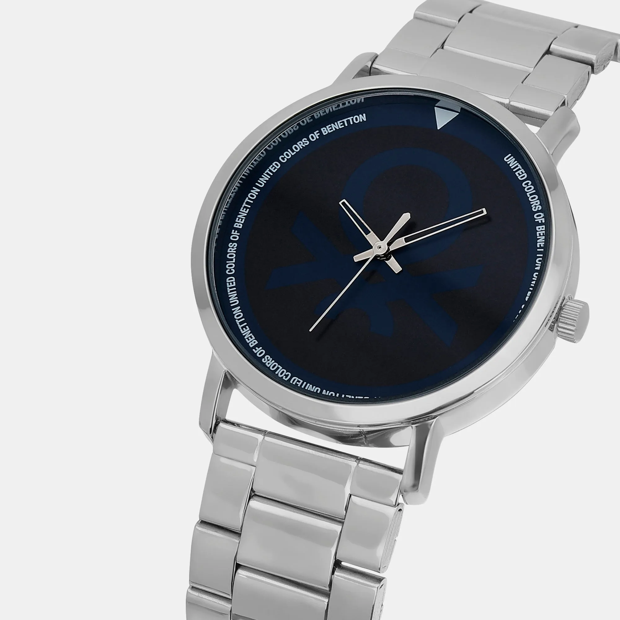 Iconic Blue Men's 3 Hands Analog Stainless Steel Watch UWUCG1301