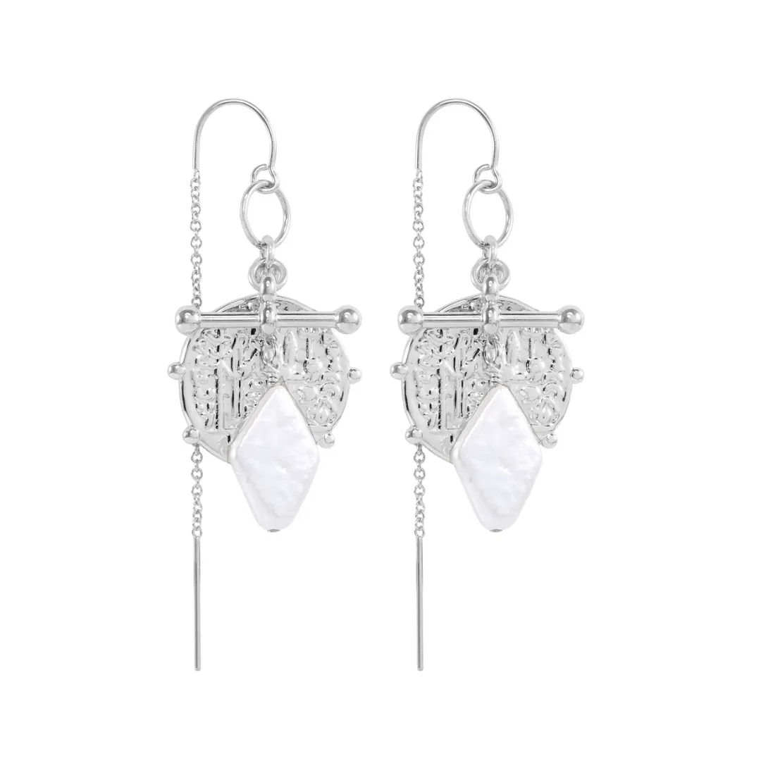 Jéan Earrings - Sterling Silver