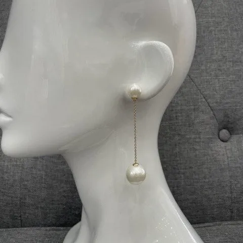 Jelina Pearl Bridal Drop Earrings