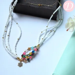 Jory Crystal Necklace - Crystal and Agate
