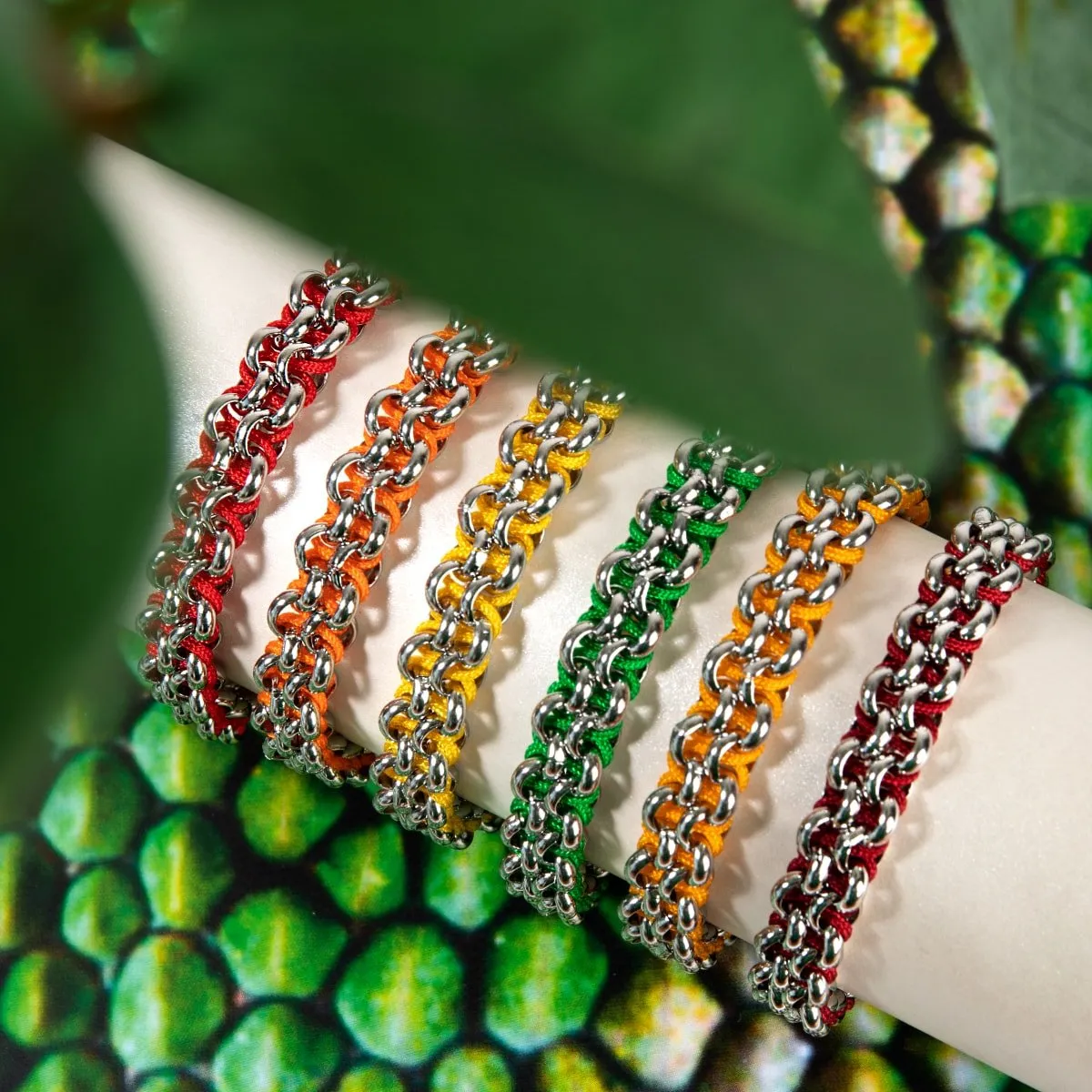 Kangaroo Links | Mini Kismet Bracelet | Yellow x Silver