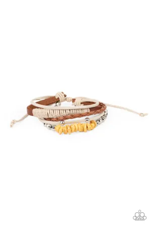 Keep at ROAM Temperature Yellow Paparazzi Bracelet
