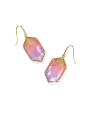 Kendra Scott Hallie Drop Earring Gold Sunrise